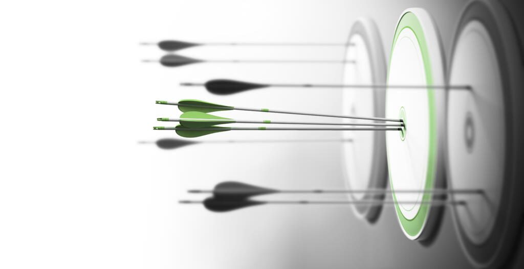 Three,Targets,With,Focus,On,The,One,In,The,Center