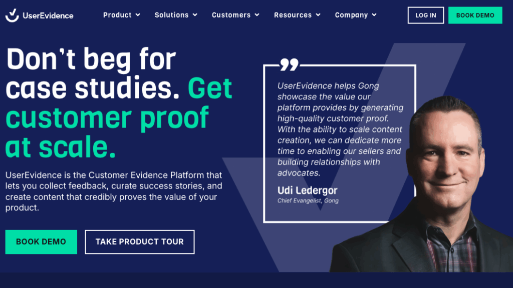 Userevidence homepage image