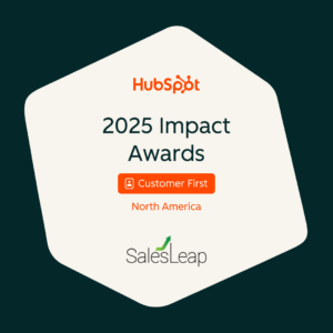 SalesLeap Wins HubSpot Impact Award 2025