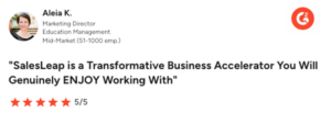 SalesLeap review from Caveon